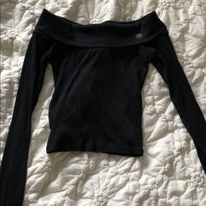 Cropped off the shoulder long sleeve, Pacsun